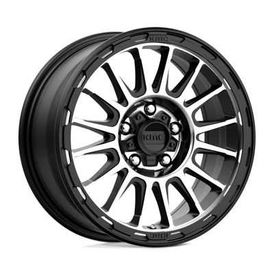 KM542 17X8 5X4.25 S-BLK MACH 38MM 1 Wheel