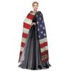 SCEVOLMAR 75th Ranger Regiment Military Intelligence Batallion (MIB) Hooded Cloak Party Costume Decoration Hooded Robe Cloak Black view 3