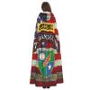 SCEVOLMAR 75th Ranger Regiment Military Intelligence Batallion (MIB) Hooded Cloak Party Costume Decoration Hooded Robe Cloak Black view 4