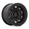 KM236 17X9 5X5.0 S-BLK -15MM Custom Wheel view 1