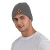 Hand-Painted Floral Blooming Rose Seamless Pattern Beanie Hat Acrylic Knit Warm Winter Hats for Women Men Skull Cap view 2