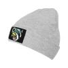 ZKLCRYTR Skull and Smoke Beanie Hat Acrylic Knit Warm Winter Hats for Women Men Skull Cap Gray view 1