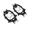 Vomeko 1 Pair 19 Steel Teeth Teeth Ice Gripper Traction Cleats,Crampons for Shoes,Shoe Talons Anti Slip Boots Spikes,for Hiking Fishing Walking Climbing Mountaineering (XL) view 1