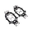 Vomeko 1 Pair 19 Steel Teeth Teeth Ice Gripper Traction Cleats,Crampons for Shoes,Shoe Talons Anti Slip Boots Spikes,for Hiking Fishing Walking Climbing Mountaineering (XL) view 2