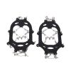 Vomeko 1 Pair 19 Steel Teeth Teeth Ice Gripper Traction Cleats,Crampons for Shoes,Shoe Talons Anti Slip Boots Spikes,for Hiking Fishing Walking Climbing Mountaineering (XL) view 3