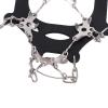 Vomeko 1 Pair 19 Steel Teeth Teeth Ice Gripper Traction Cleats,Crampons for Shoes,Shoe Talons Anti Slip Boots Spikes,for Hiking Fishing Walking Climbing Mountaineering (XL) view 4