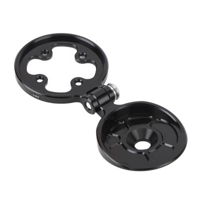 Drfeify Cycling Computer Mount,Aluminum Alloy Out Front Cycle Stem Computer Mount Kit with 4 Adapters