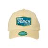Legacy Personalized Custom Comfort Unisex Relaxed Twill Dad Hat Lemon view 1