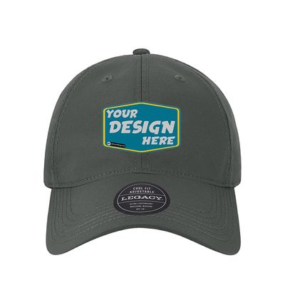 Legacy Personalized Custom Comfort Unisex Cool Fit Adjustable Cap Gift for Moms Dark Grey