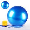 SRNSAEB Core Ball Chair for Your Office with Replacement Ball, Workout Ball Home Gym/Balance Ball Desk Chairs for Adults, to Fitness Yoga Pregnancy(Blue,55cm (21 7/10in)) view 1