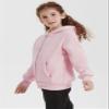 Rousytn Unisex Boys Girls Sherpa Lined Fleece Jacket Hoodie Kids Warm Winter Zip Up Hooded Sweatshirt Jackets Coat 4-15Y(Pink-XL) view 3