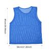 12 pcs Soccer Pinnies Basketball Jersey Team Practice Vests Nylon Mesh Scrimmage for Sports Adults Youth Scrimmage Vests (Dark Blue) view 3