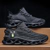 DLWKIPV Men Running Shoes Men's Tennis Shoes Lightweight Breathable Fashion Sneakers Non Slip Workout Gym Shoe for Running Black Size US 6.5 view 3