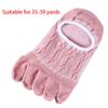 GRABAGECAN Women Low Cut Five Fingers Toe Boat Socks Mesh Invisible Hosiery view 3