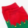 GRABAGECAN Festival Christmas Elves Boot Striped Thigh High Stockings for Women Holiday Cosplay Costume Over the Knee Long Socks view 4