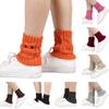 GRABAGECAN Women Winter Cable Knit Leg Warmers Boot Cuff Ankle Socks view 2