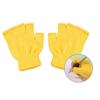 6 Pairs Unisex Half Finger Gloves Winter Stretchy Knit Mutlicolor Fingerless Gloves Short Hand Warmer With Thumb Hole view 2