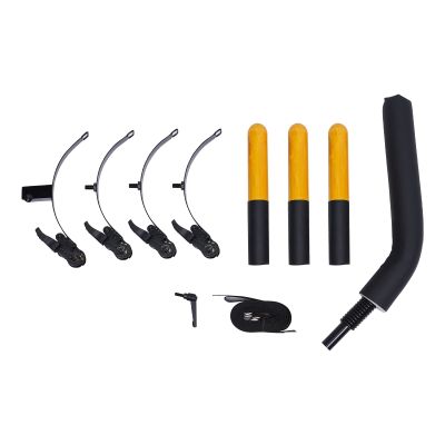 AGULIUM Wooden Dummy Arm Leg Wing Chun Kit, Outdoor Park Tie Tree Spring Training Pile Chinese Kong Fu Training Tool with 3 Arms and 1 Leg, Wing Chun Wooden Dummy Training Equipment for Tree Trunk