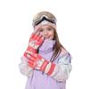 RARITYUS Cute Unicorn Snow Gloves for Girls, Kids Winter Warm Fleece Lined Snowboard Gloves, 4-8Y view 1