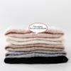 Kids Girls Solid Color Flece Lined Tights Toddler Cable Knit Leggings Thick Cotton Infant Warm (Black, 6-12 Months) view 2
