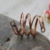 100% Copper finger splint Wrab rings, Arthritis Ring For Handmade ring for men women, Splint Ring for PIP or DIP Joint, Arthritis Copper Ring Ladies Fingers Thumb Jewelry, (5.5) view 2