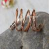 100% Copper finger splint Wrab rings, Arthritis Ring For Handmade ring for men women, Splint Ring for PIP or DIP Joint, Arthritis Copper Ring Ladies Fingers Thumb Jewelry, (5.5) view 3