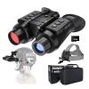 HMWOKPOT 4K Night Vision Binoculars for Helmet, Infrared Night Vision Night Vision Goggles 8X Digital Zoom Night Vision Scope Can Save Photos/Videos view 1