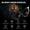 HMWOKPOT 4K Night Vision Binoculars for Helmet, Infrared Night Vision Night Vision Goggles 8X Digital Zoom Night Vision Scope Can Save Photos/Videos view 2