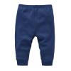 Baby Joggers for Boys Girls Baggy Black Sweatpants Solid Pull On Elastic Waist School Pants (Dark Blue, 9-12 Months) view 1