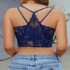 Avidlove Camisole Tops for Women Racerback Bralette Lace Sexy Crop Top V-Neck Cami Bra (Navy,XXL) view 2