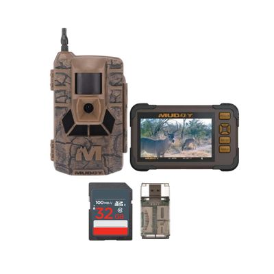 Muddy Matrix 36MP Imaging Cellular Trail Camera Photo Bundle (4 Items)