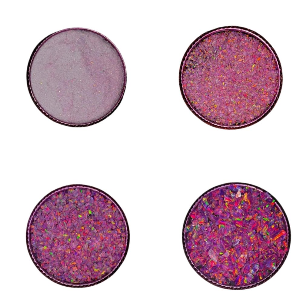 Crushed Pink Opal Gemstone Coarse Powder All Size Premium Inlay Material Woodwork Inlay Welo Fire Opal Ring Inlay Opal Arts and Crafts Inlay (1 Gram (5 Carat), 0.5 to 1 MM)