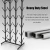 6 Tier Boxing Glove Storage Rack, Gym Large Capacity Glove Hanging Holder Heavy Duty Metal Double Sided Glove Drying Rack with Wheels for Kickboxing view 3