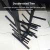 6 Tier Boxing Glove Storage Rack, Gym Large Capacity Glove Hanging Holder Heavy Duty Metal Double Sided Glove Drying Rack with Wheels for Kickboxing view 4