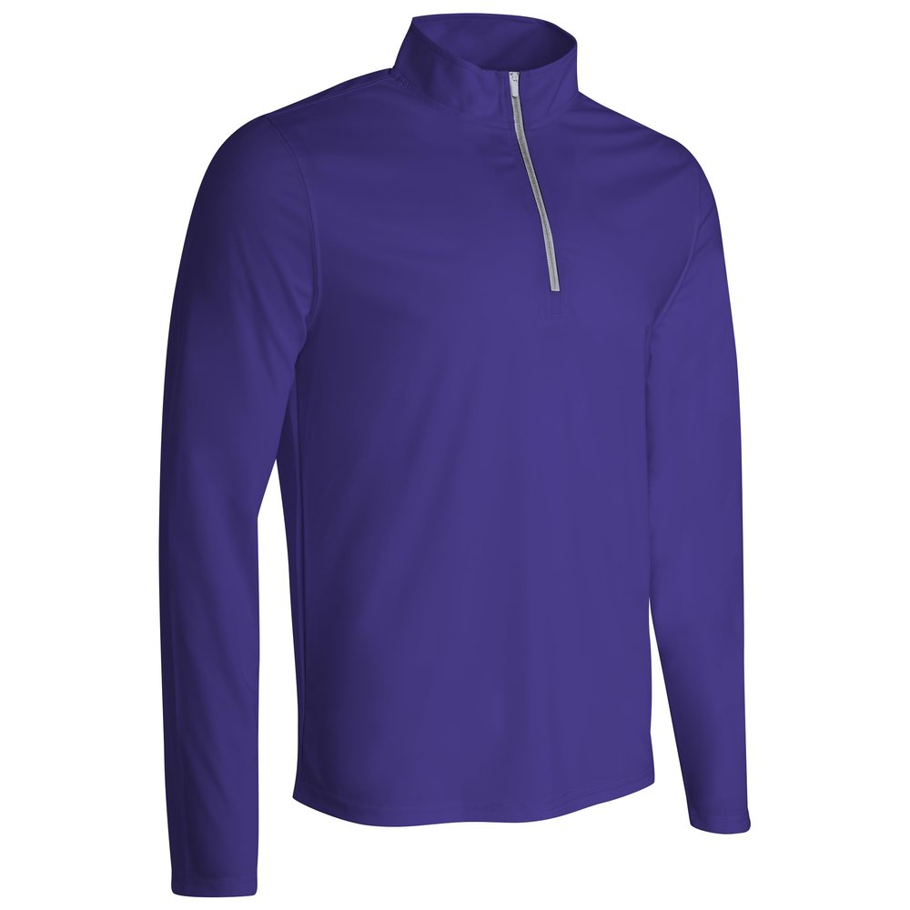 CHAMPRO Performance 1/4 Zip, Youth Small, Purple