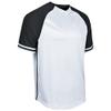 CHAMPRO Boys' Baseball Jersey, White, Black, Black