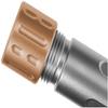 NDZ Performance 1/2x28 Thread Protector PVD Stainless Steel with O-Ring, Alternating Oval in Copper TiCN PVD03 view 3