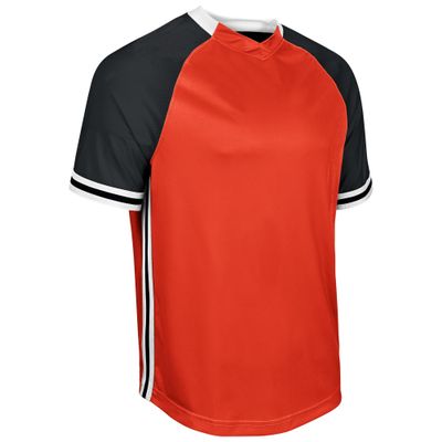 CHAMPRO Boys' Baseball Jersey, Orange, Black, White