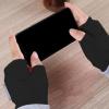 Heated Fingerless Gloves, 3 Speed Adjustable USB Charging Half-Finger Gloves, Fast Heating Electric Fingerless Heating Writing Gloves, Portable Heating Gloves, Hand Warmer for Indoor and Outdoor view 2