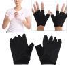 Alomejor Half Finger Biking Gloves, Thickened Non Slip Road Riding, Breathable and Sweat Absorbent for Weightlifting Yoga (L) view 2