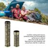 Metal Storage Tube Container, Portable Survival Container Zinc Alloy Storage Tube Embossed Seal Bottle Holder Case Travel Preserve Container for Outdoor Camping Travel view 2