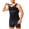 TAILONG Mens Shapewear Tummy Control Full Body Shaper Sleeveless Compression Shirt Men Bodysuit Fajas Para Hombres Black view 2