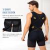 TAILONG Mens Shapewear Tummy Control Full Body Shaper Sleeveless Compression Shirt Men Bodysuit Fajas Para Hombres Black view 3