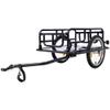 Foldable Bike Cargo Trailer - 110LBS Load Capacity Heavy-Duty Bicycle Trailer Cargo with Universal Hitch,Bike Wagon Cart with 16" Wheels & Reflectors for Shopping Traveling and Carrying Stuff view 1