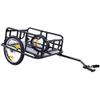 Foldable Bike Cargo Trailer - 110LBS Load Capacity Heavy-Duty Bicycle Trailer Cargo with Universal Hitch,Bike Wagon Cart with 16" Wheels & Reflectors for Shopping Traveling and Carrying Stuff view 4