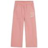Billabong Girls' Wide Leg French Terry Sweatpants, Lilac Smoke, XS
