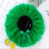 Baby Girls Soft Fluffy Tutu SkirtSkort Infant Tulle Dress Skirt 3 Layers Soft for Newborn Toddler (Green, 6-12 Months) view 2