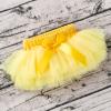 Baby Girls Soft Fluffy Tutu SkirtSkort Infant Tulle Dress Skirt 3 Layers Soft for Newborn (Yellow, 6-12 Months) view 2