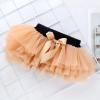 Baby Girls Tulle Skirts Birthday Ballet Dance Layered Kids Princess Tutu Skirt Thanksgiving Toddler (Beige, 3-6 Months) view 2