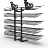 LGEOELIAS 5-Layer Snowboard Display Rack,Home Gym Organize Holder, Free Standing for Skis/Skateboards/Scooter, Sample Board Display Rack, Metal Sports Mat Storage Rack view 3